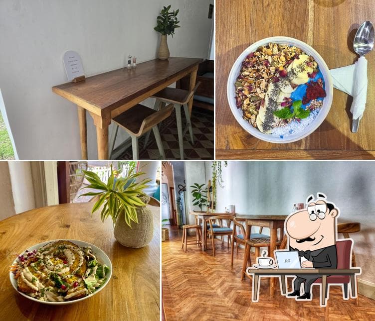 Slow morning table setting at Seed Cafe
